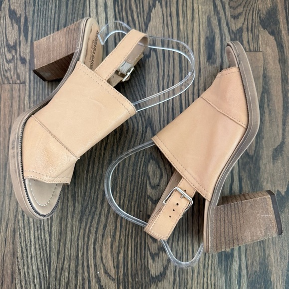 Barbara Barbieri Tan Leather Heels size 6.5 - Picture 6 of 8